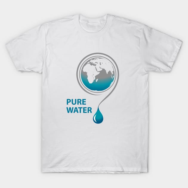 Pure water T-Shirt by designbek